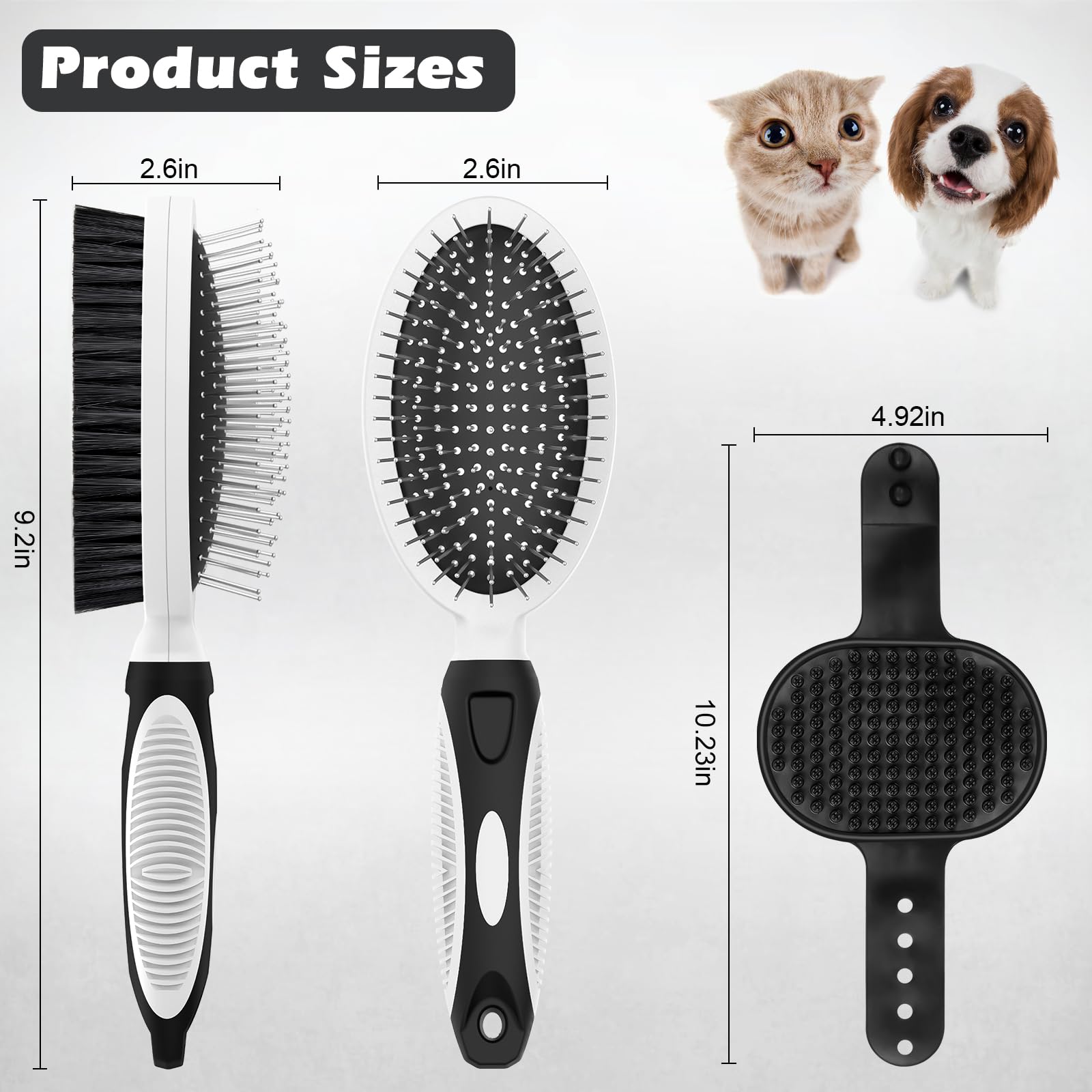 UGNEL ensemble de deux brosses toilettage, fiabilité et garantie.