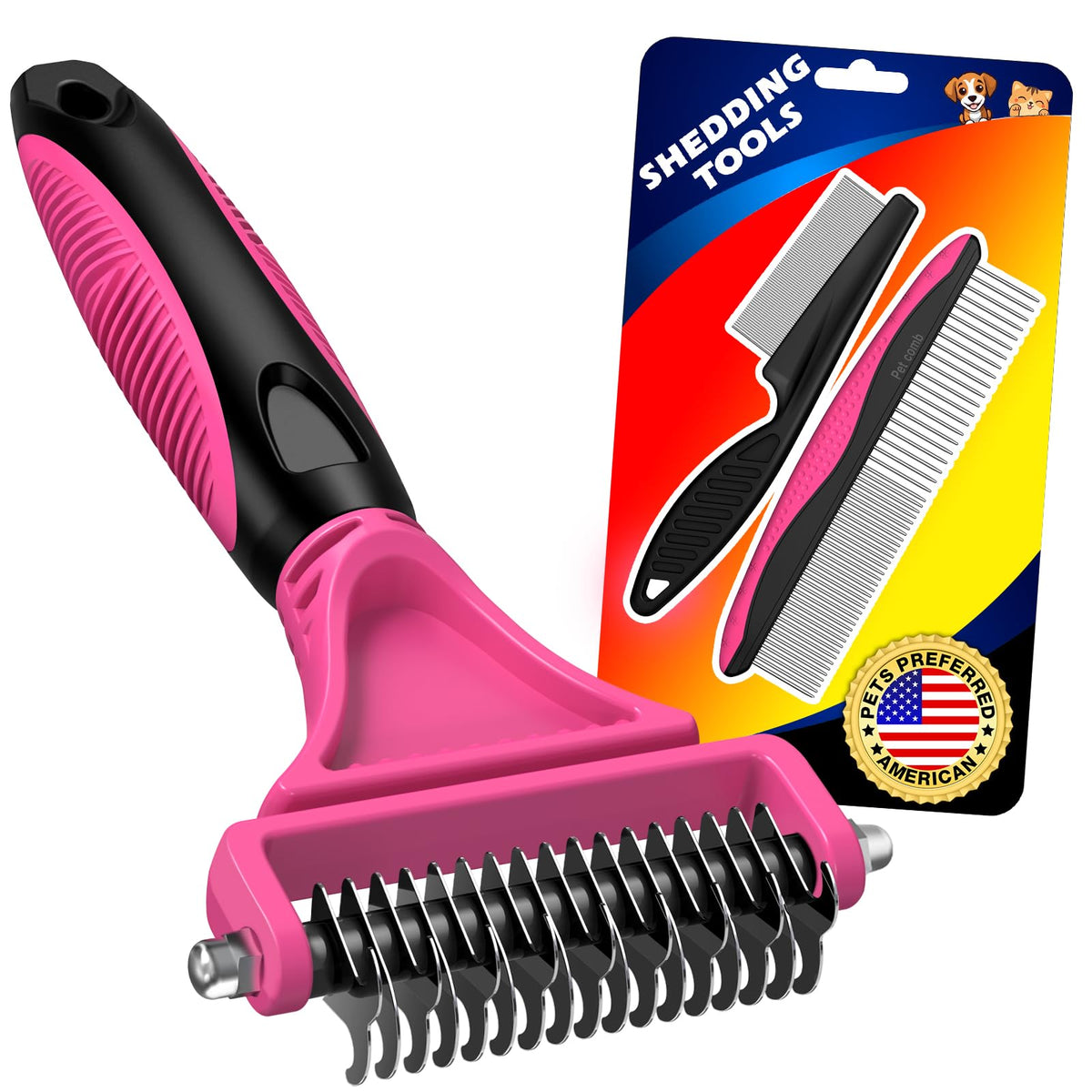 UGNEL kit toilettage animaux ensemble, pratique pour chiens et chats.