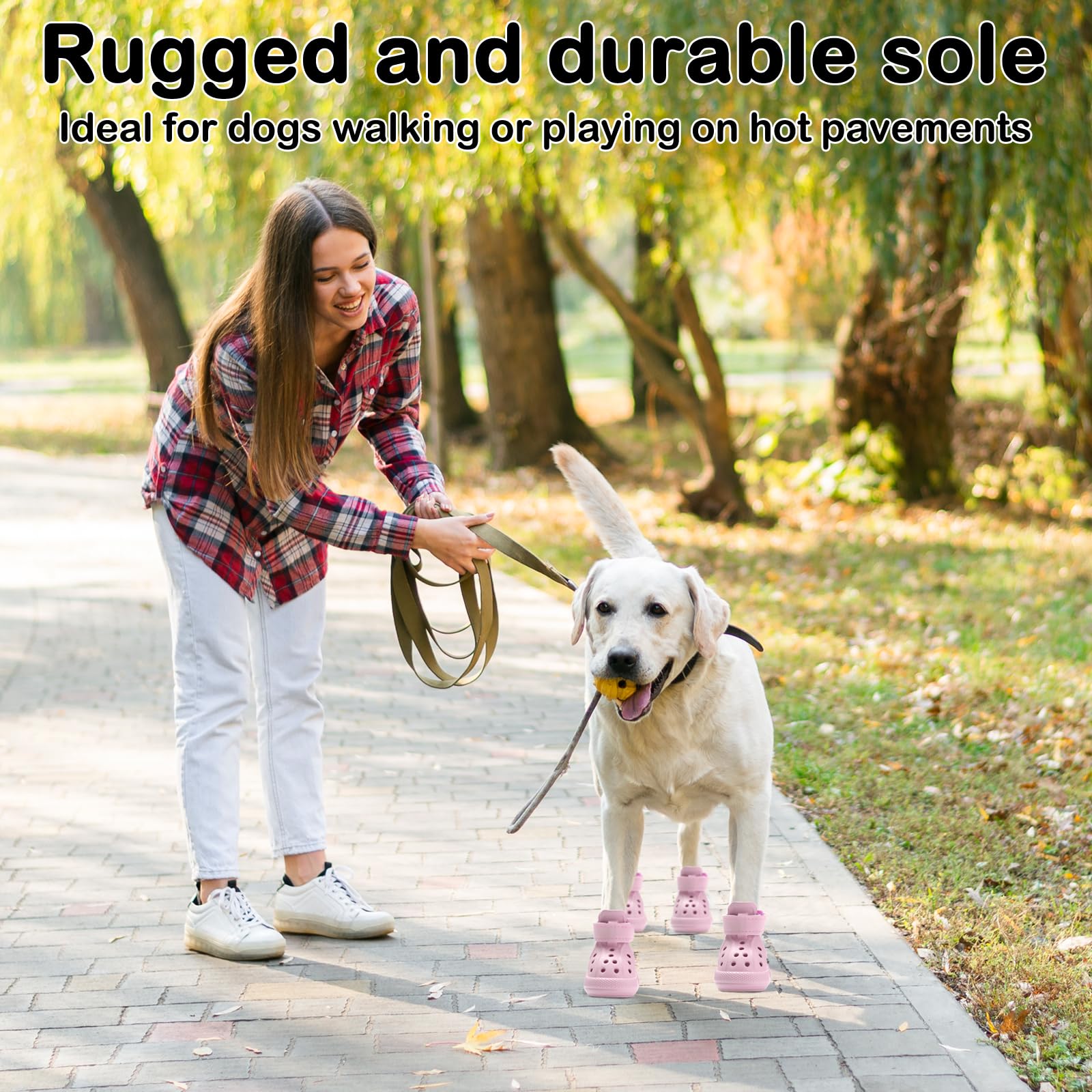 UGRASEA bottes chien imperméables respirantes rose : protection contre pluie et transpiration