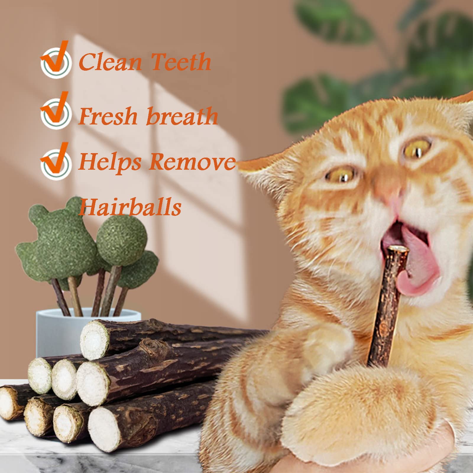 Bâtons chat herbe à chat Ueerdand, apaise les émotions et favorise le lien.