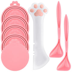 Uiifan: ensemble de couvercles silicone pour boîtes alimentaires animaux, garde la fraîcheur.