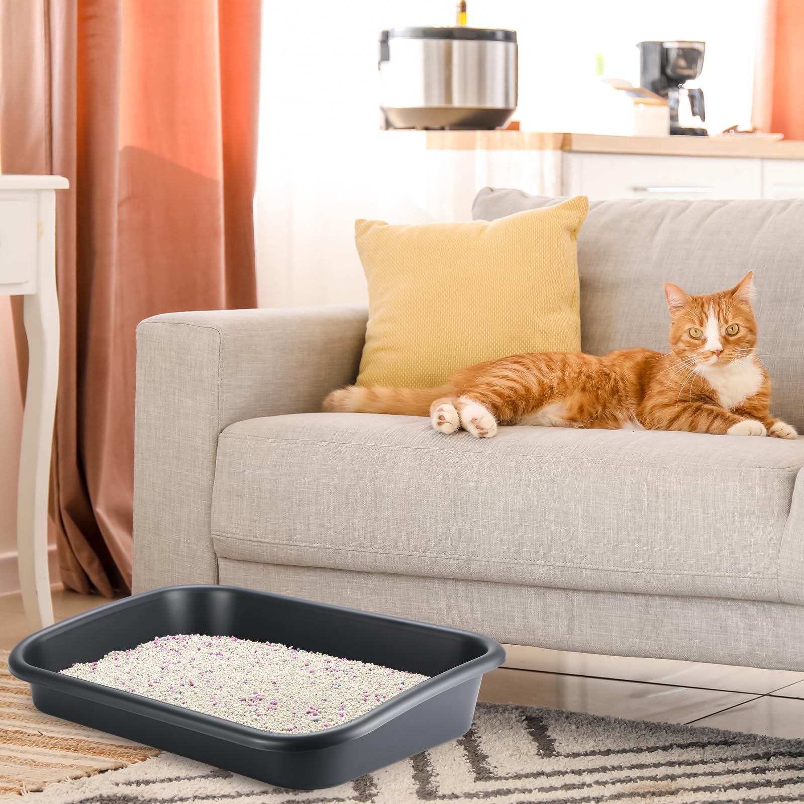 Uiifan litière idéal pour seniors et petits animaux à domicile.
