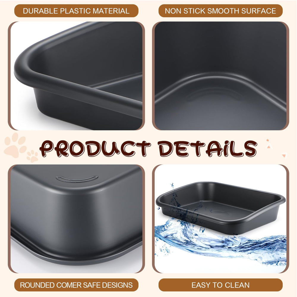 Uiifan litière plastique durable résiste à l'usage quotidien.