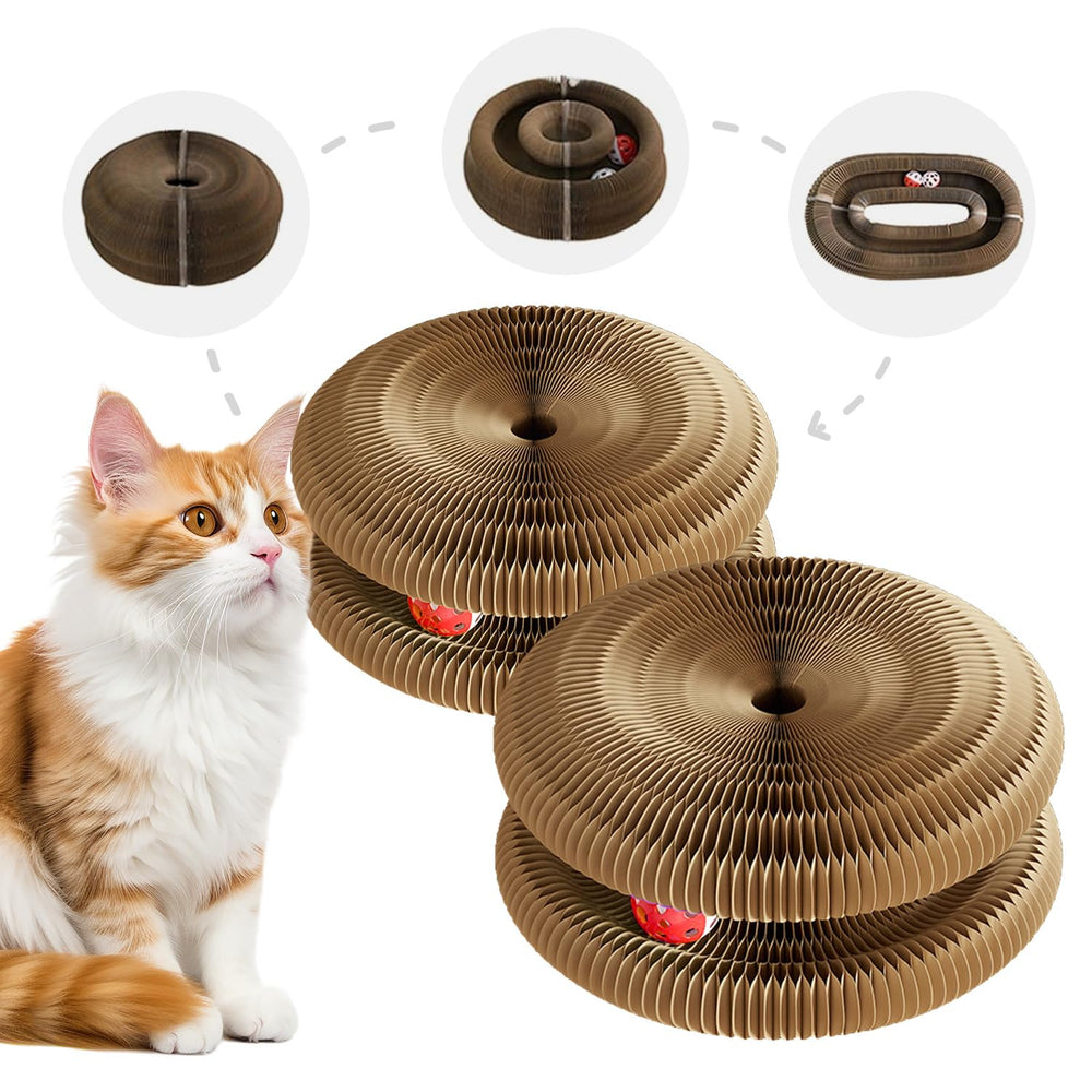 UILSPNG: structure accordéon du jouet chat stimule l'activité.