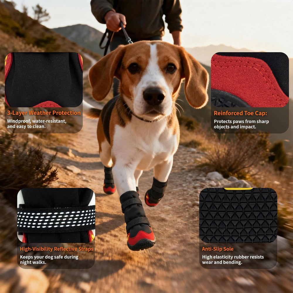 UIQELYS design noir et rouge, cadeau élégant pour les amateurs de chiens.
