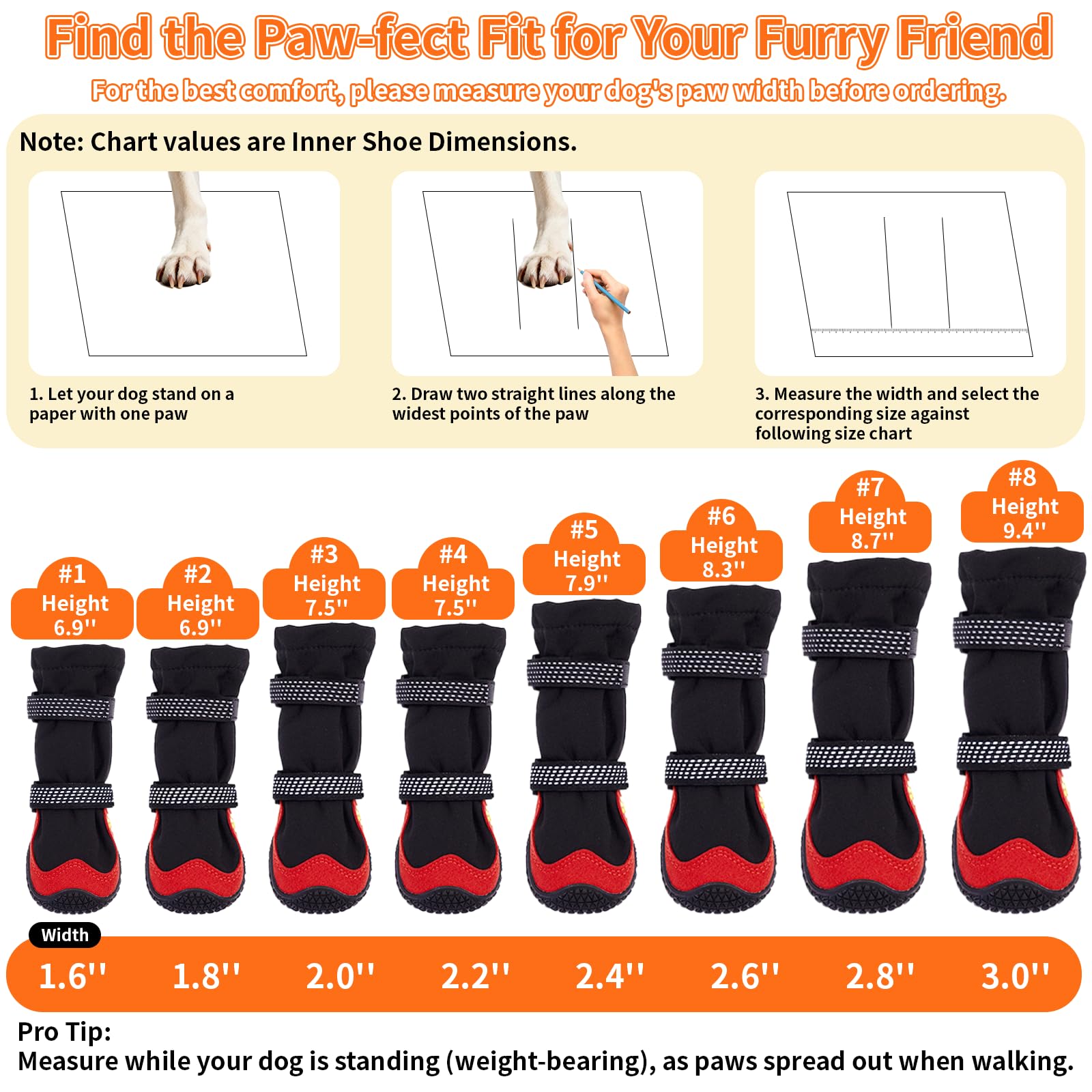 UIQELYS bottes imperméables pour neige et boue, pattes propres lors de promenades.
