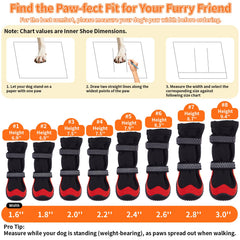 UIQELYS bottes imperméables pour neige et boue, pattes propres lors de promenades.