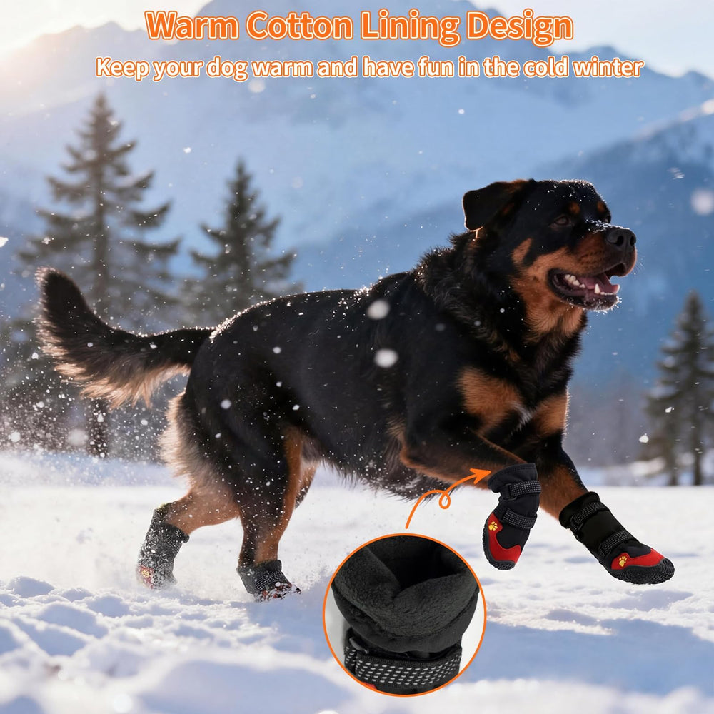 UIQELYS bottes pour usage quotidien protègent les pattes contre salissures et chaleur.