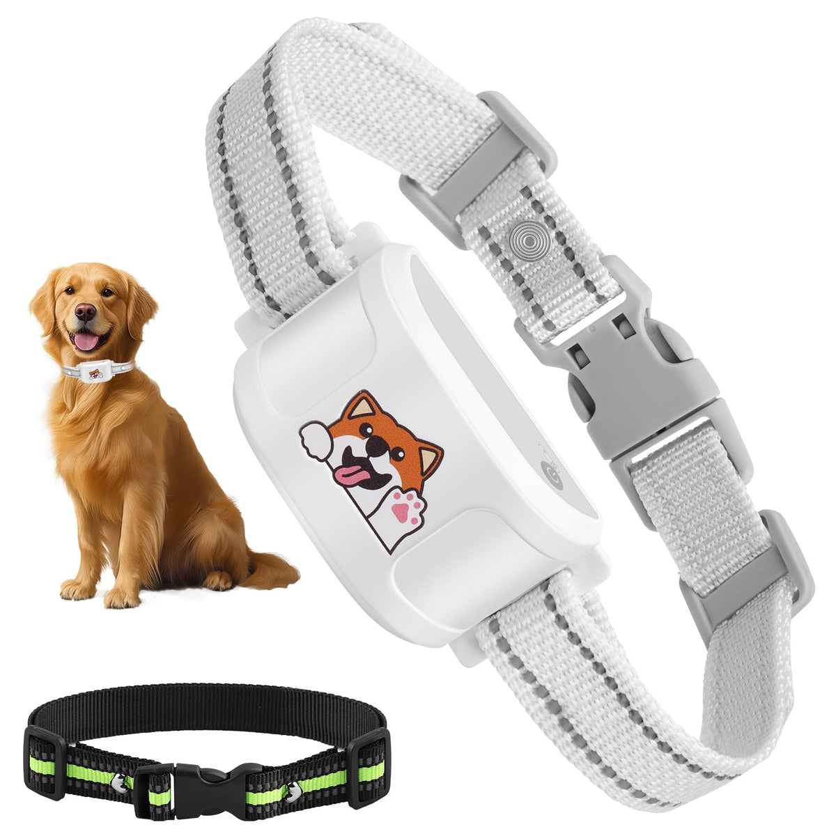 UJQW GPS – Collier d’entraînement chien sur emballage, prêt à l’emploi sans abonnement.