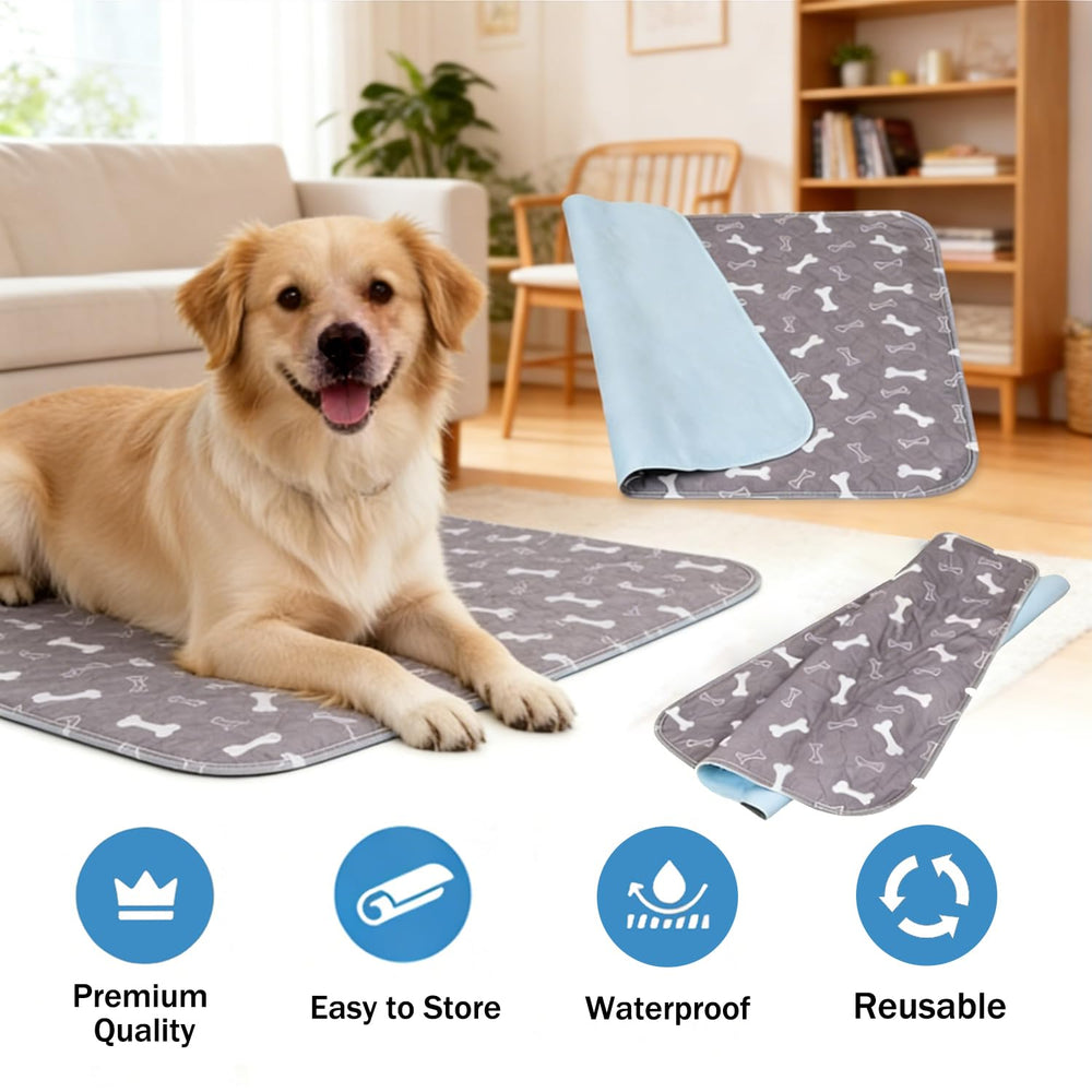 UKM Tapis chiot anti-dérapant: base stable évite les déplacements.