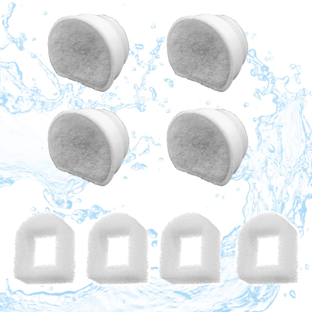 Ukulork filtre-fontaine animaux 8-pack, pour une eau plus propre et facile à remplacer.