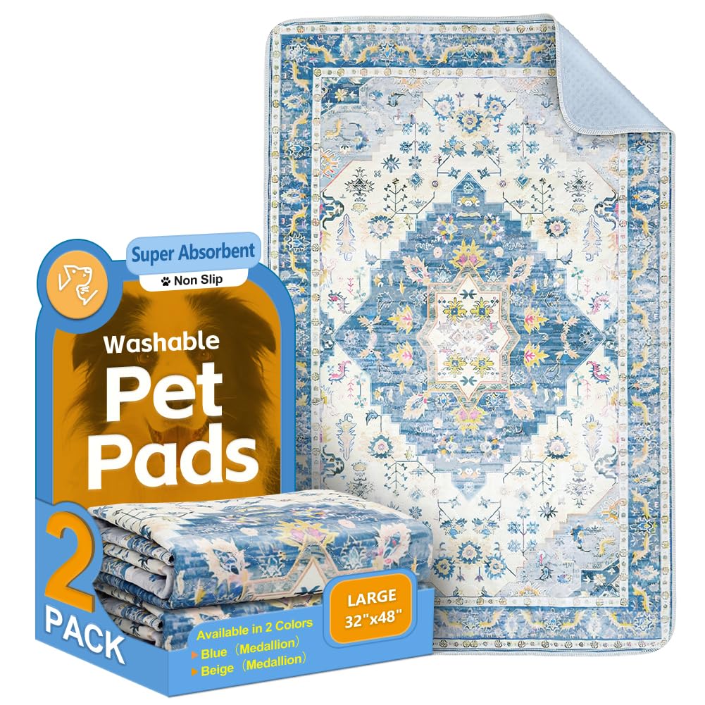 ULIGOTA tapis entrainement chien 48x32, lavable et pratique pour l'apprentissage.