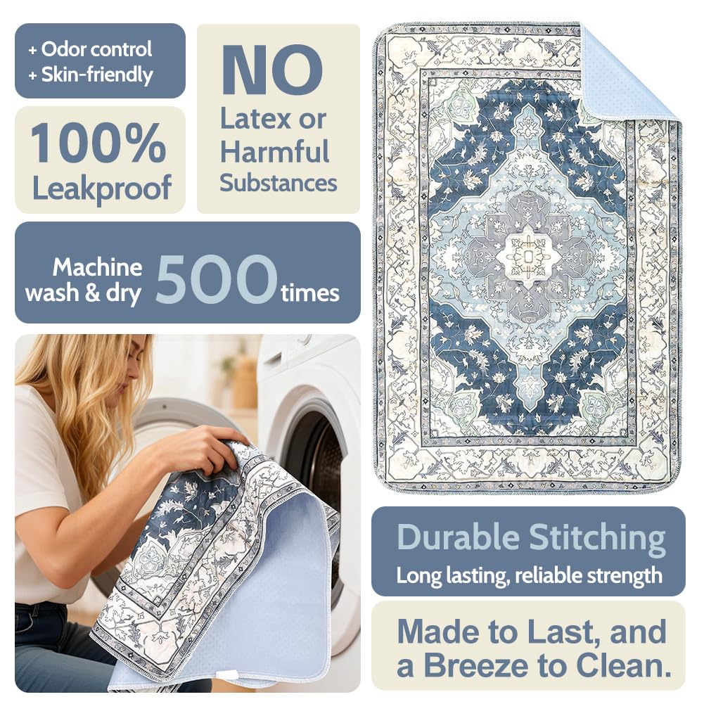 ULIGOTA tapis impermable navy empêche les fuites et odeurs.