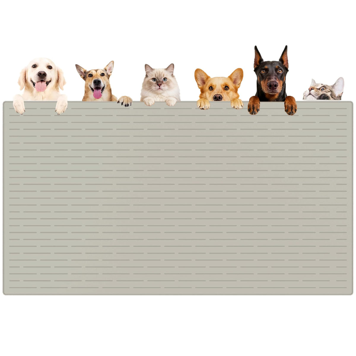 Ultibe tapis alimentation chiens XXXL grande surface pour repas propres