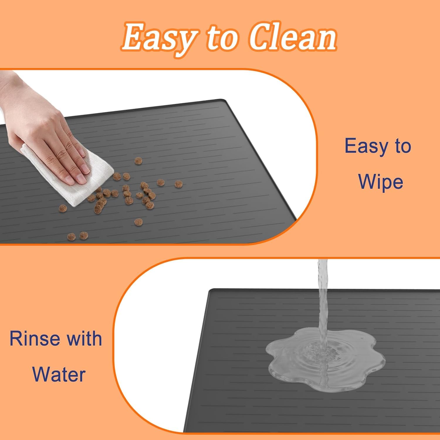 Ultibe tapis polyvalent pour chiens et chats sous fontaines et sacs