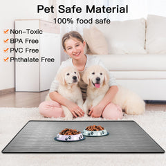 Ultibe tapis silicone facile à nettoyer et pliable après repas.