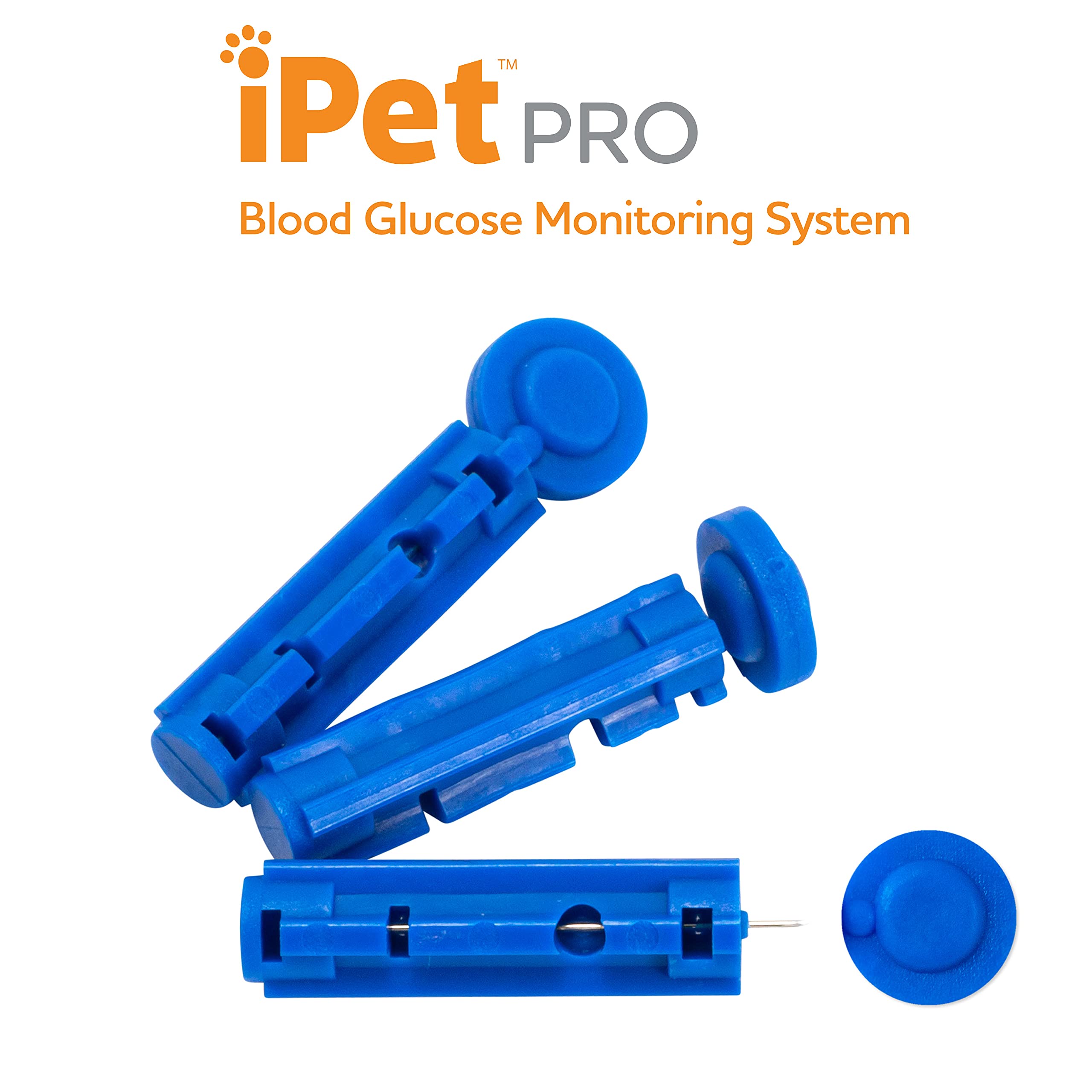 Lancettes UltiCare VetRx iPet Pro adaptées au prélèvement sur patte animale.