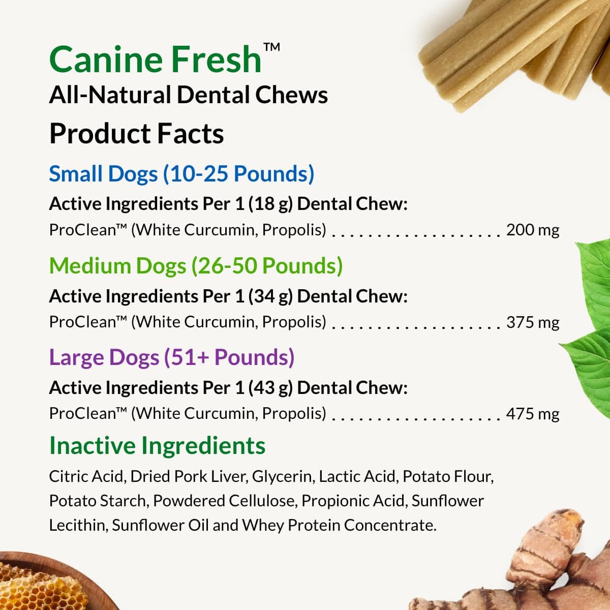 ULTIMATE PET NUTRITION Canine Fresh – forme etoile, nettoyage des dents