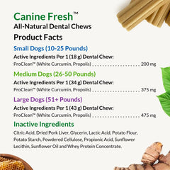 ULTIMATE PET NUTRITION Canine Fresh – forme etoile, nettoyage des dents