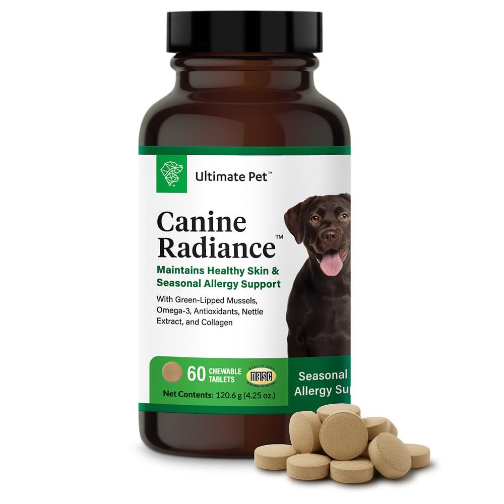 ULTIMATE PET NUTRITION Canine Radiance emballage: présentation claire et confiance