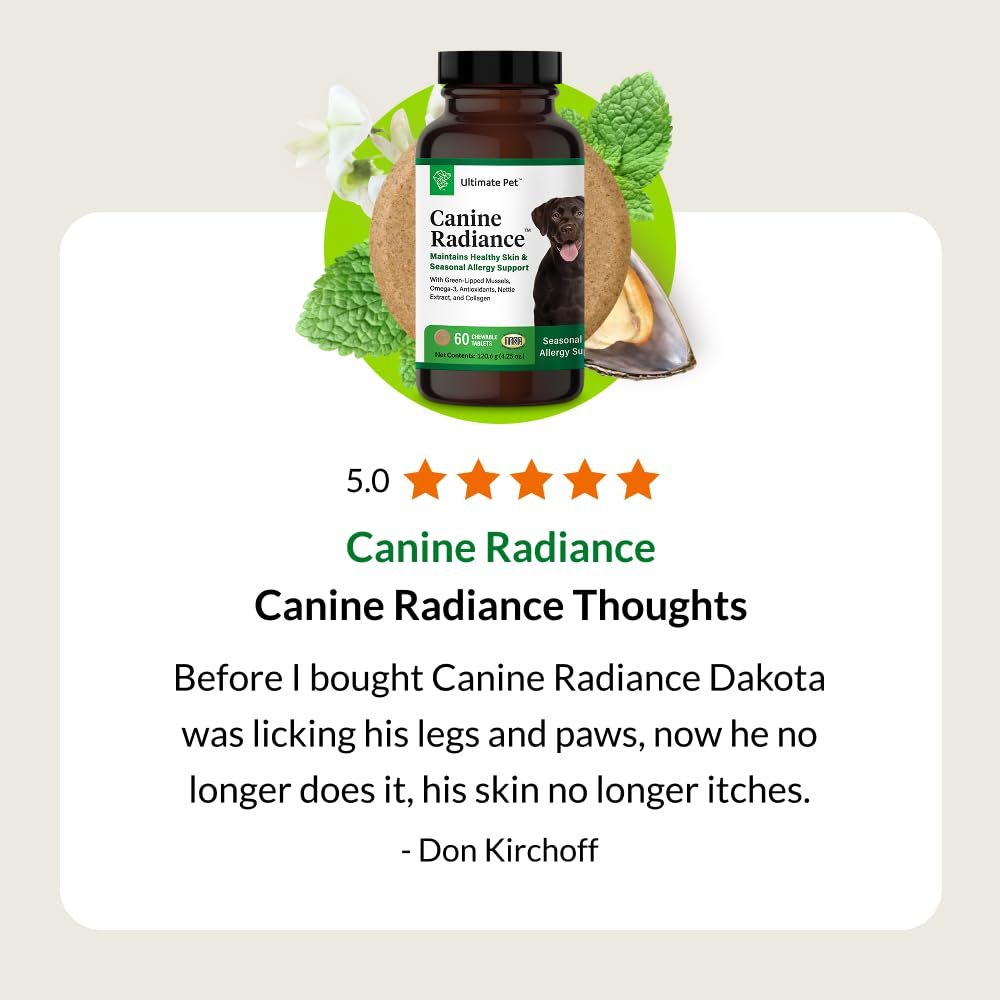 ULTIMATE PET NUTRITION Canine Radiance contrôle qualité indépendant