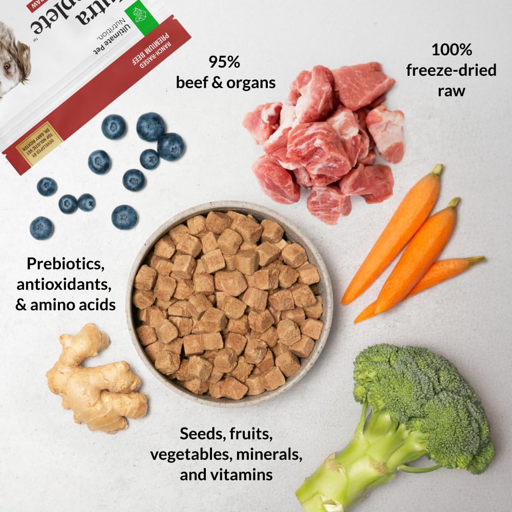 Nutra Complete – organes de bœuf et bœuf de ferme pour une nutrition complète.