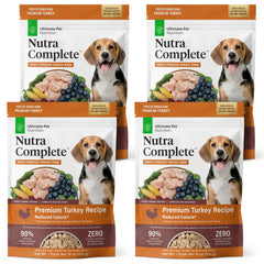 Nutra Complete Ultimate Pet Nutrition: pack quatre 1 livre dindon, pratique et prêt à servir