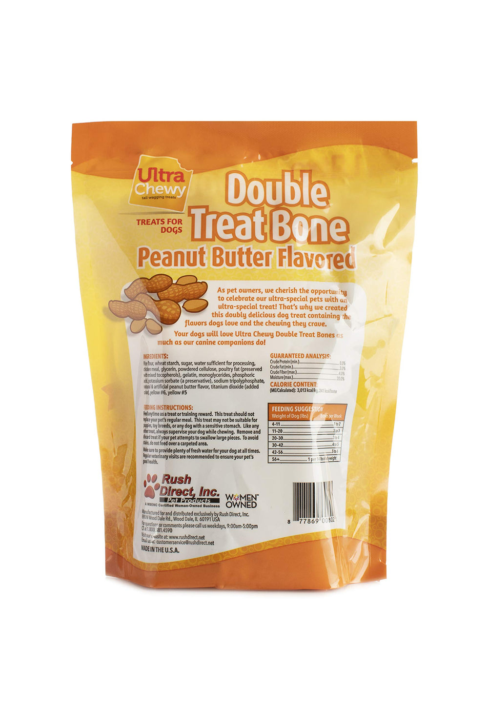 Ultra Chewy emballage en deux paquets – pratique et conservation.