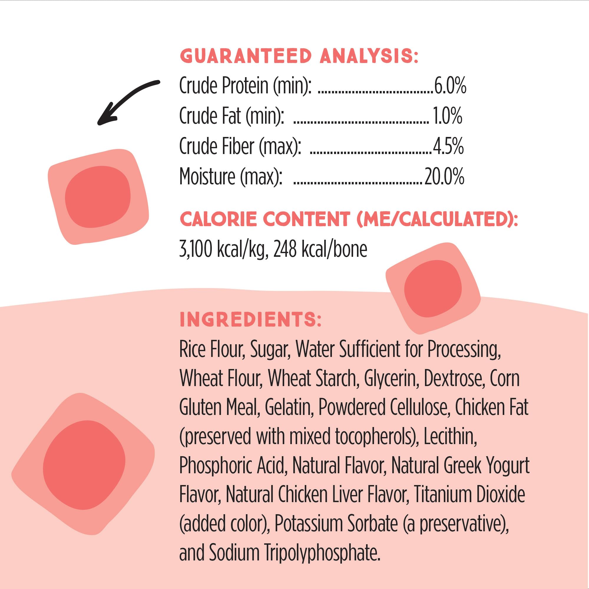 Ultra Chewy os double friandises: fabriqué aux États-Unis avec des ingrédients de qualité
