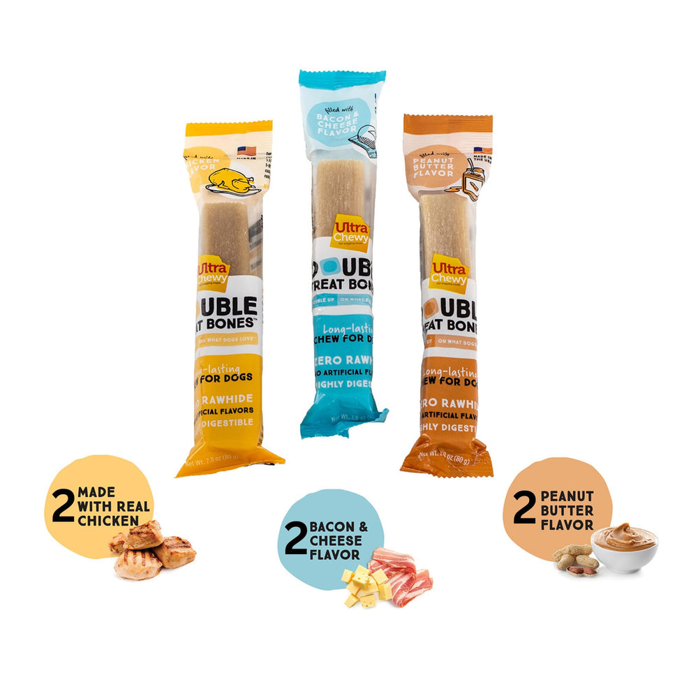 Ultra Chewy coeur moelleux poulet-bacon-fromage, intérieur appétissant et gourmand.