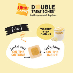 Ultra Chewy os double trait sante-dentaire, mastication contribuant à l’hygiène bucco-dentaire.