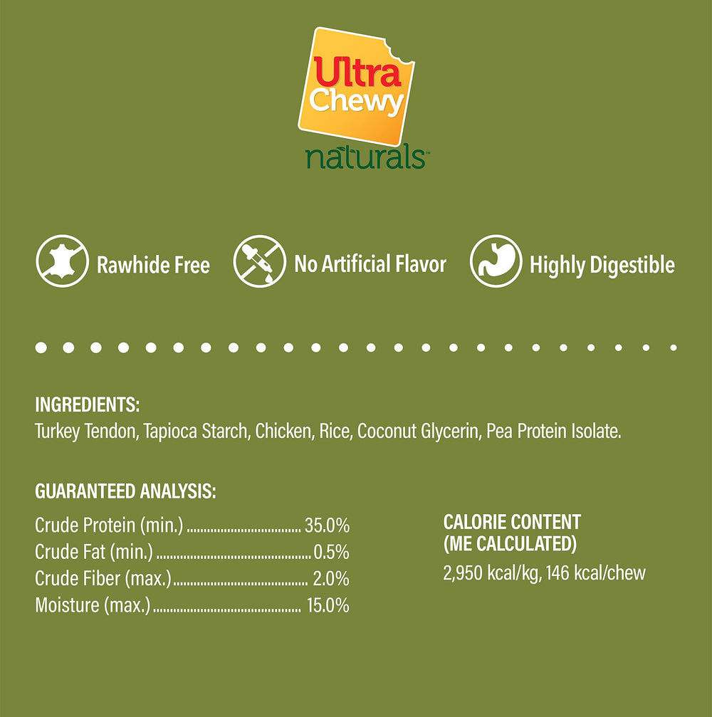 Ultra Chewy Tendon Dinde – digestion potentiellement facile, friandise durable.