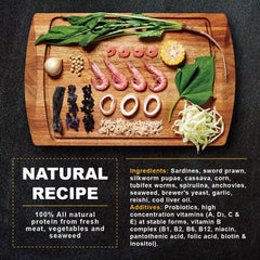 Ultra Fresh – ingrédients naturels riches en protéines réelles pour guppys.