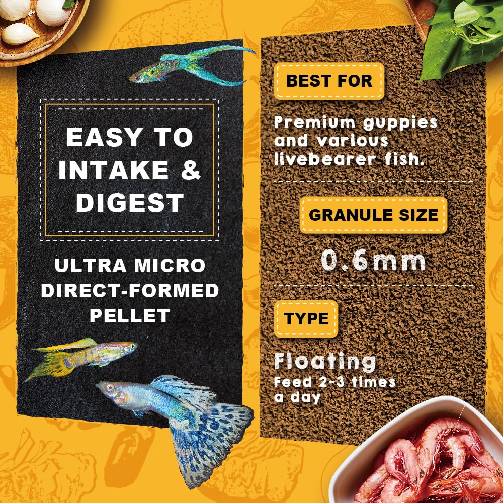 Ultra Fresh Apex Guppy – vitamines et spiruline pour des couleurs vives