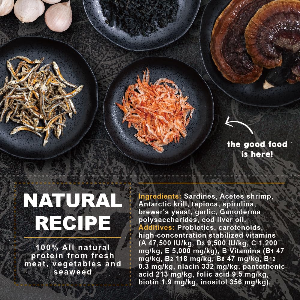 Ultra Fresh flocons ingrédients naturels offrent une nutrition complète sans additifs.