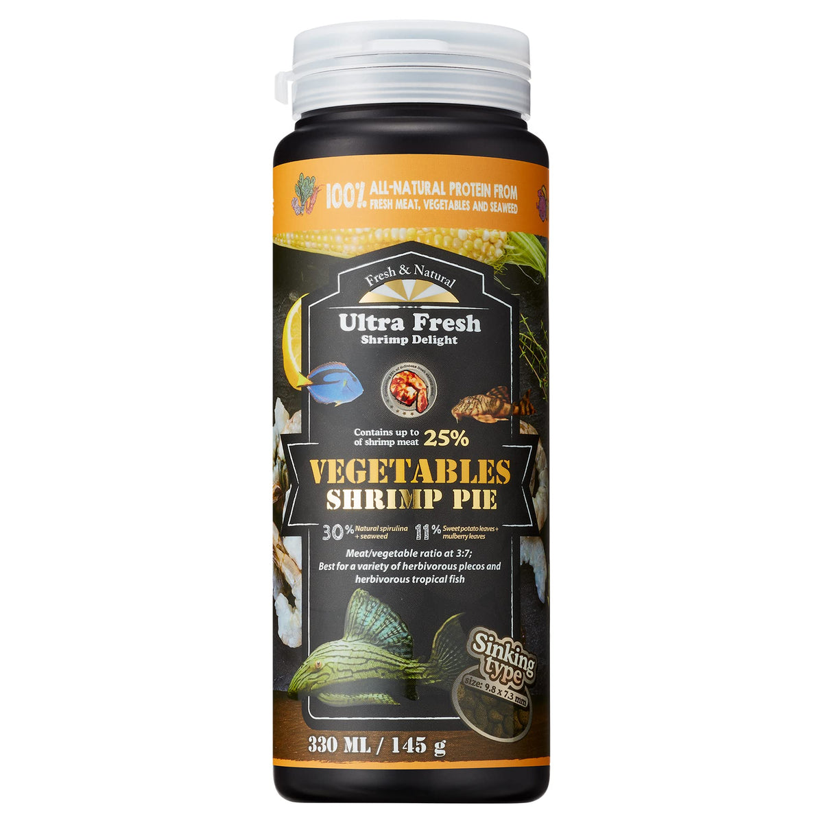 Ultra Fresh galettes algues pleco – dégustation facile et nutritive pour les algivores.
