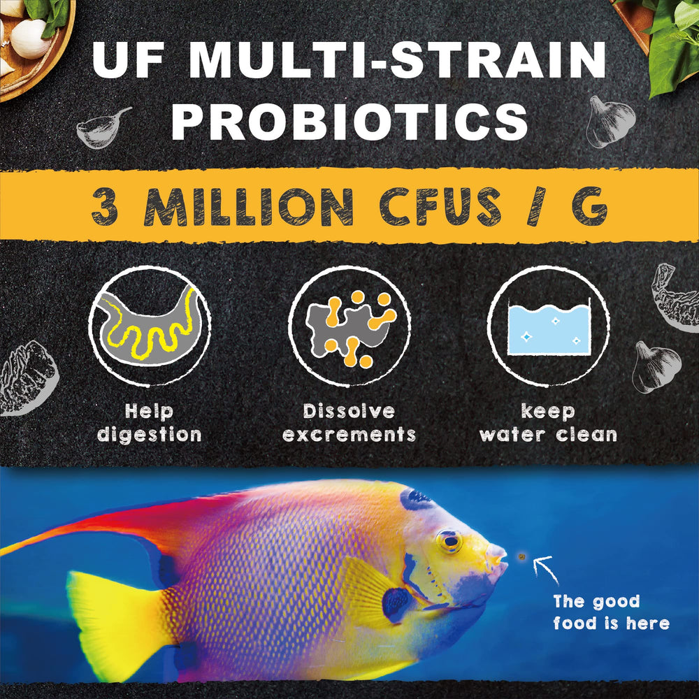 Ultra Fresh Probiotiques : 3 millions CFU/g contribuent à la digestion et à la propreté de l'eau.
