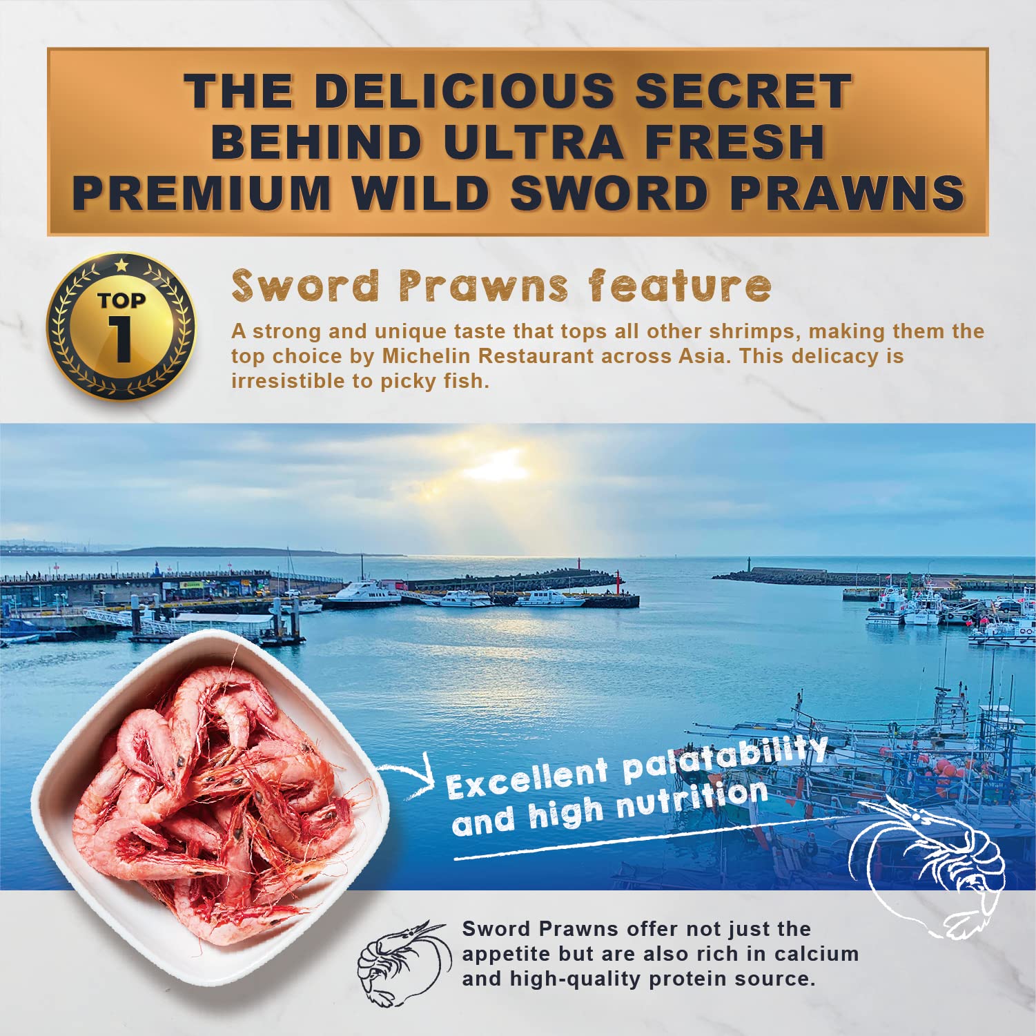 Ultra Fresh spiruline algues – couleur naturelle et goût appétissant pour les poissons.