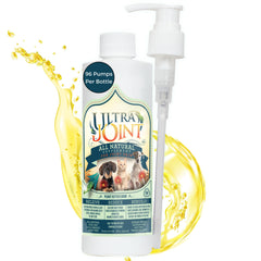 Ultra Joint: bouteille liquide soutenant les articulations et la mobilité des animaux.
