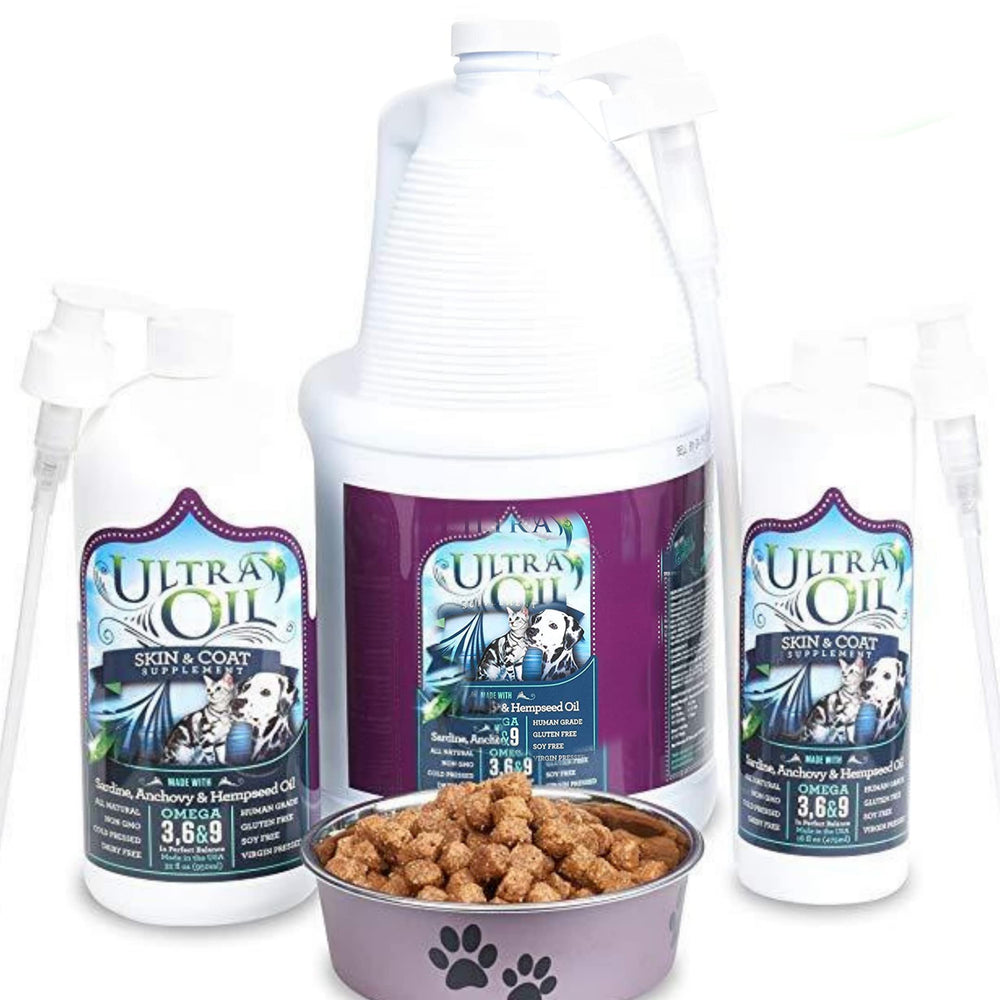 Ultra Oil Skin & Coat: pelage brillant et peau hydratée grâce à l huile poisson.