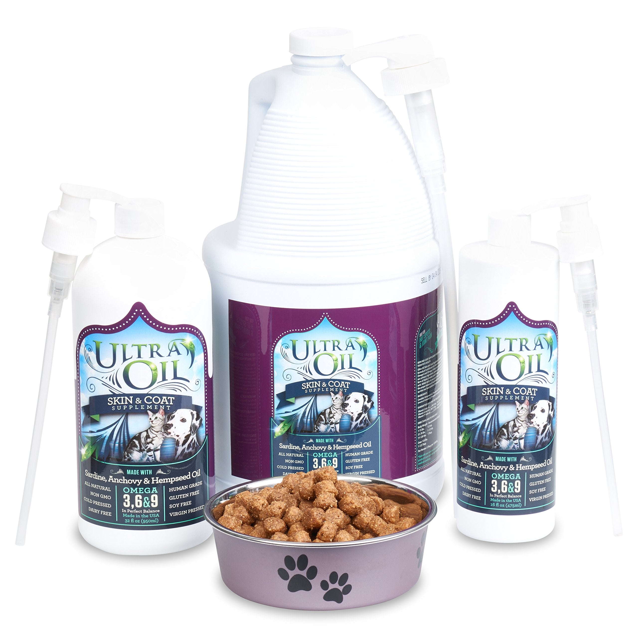 Ultra Oil Skin & Coat : soutien potentiel pour la digestion et le confort.