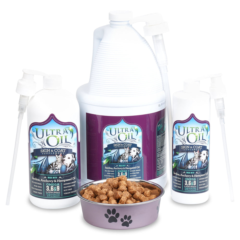 Ultra Oil Skin & Coat : soutien potentiel pour la digestion et le confort.