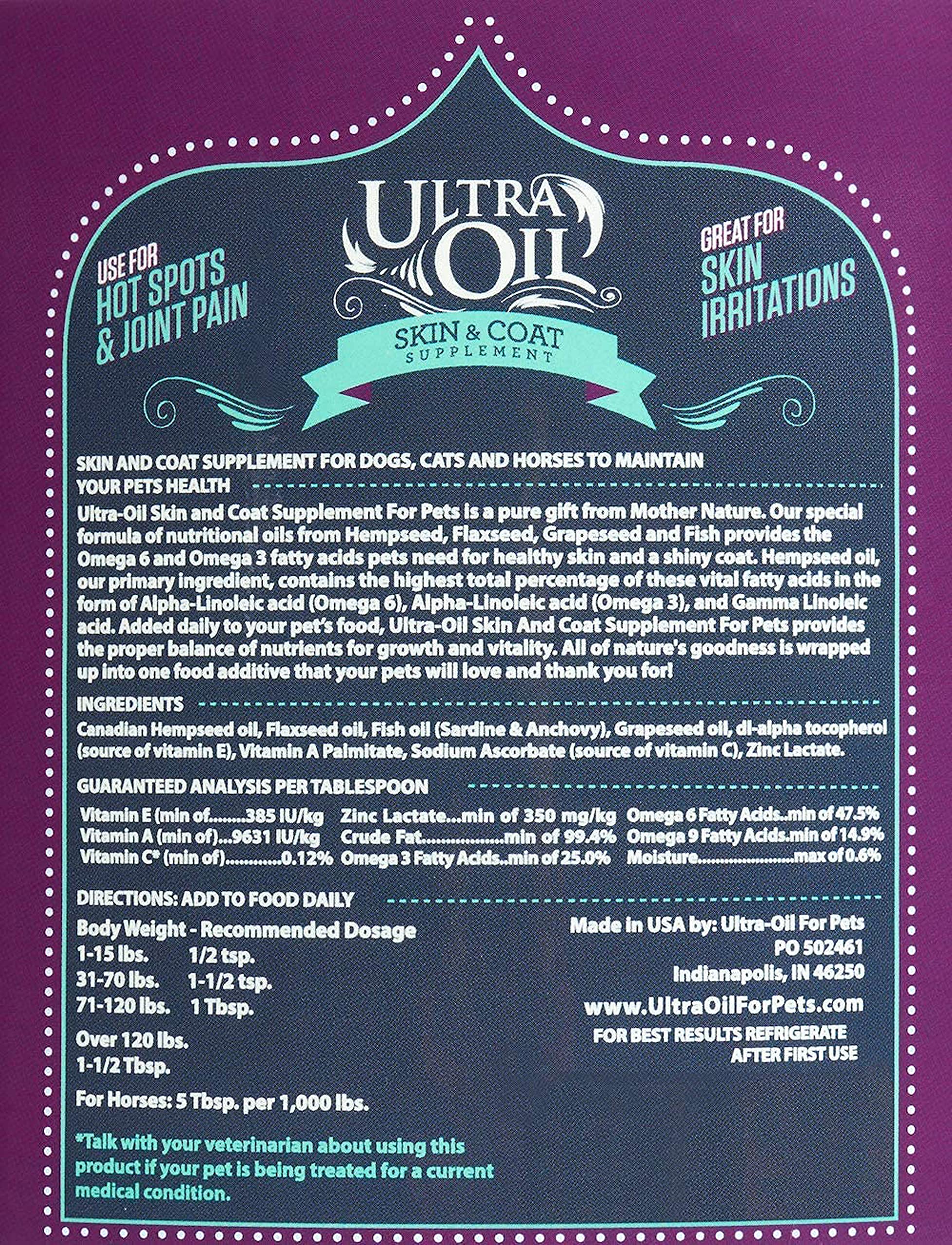 Ultra Oil – pelage brillant et peau saine grâce aux oméga