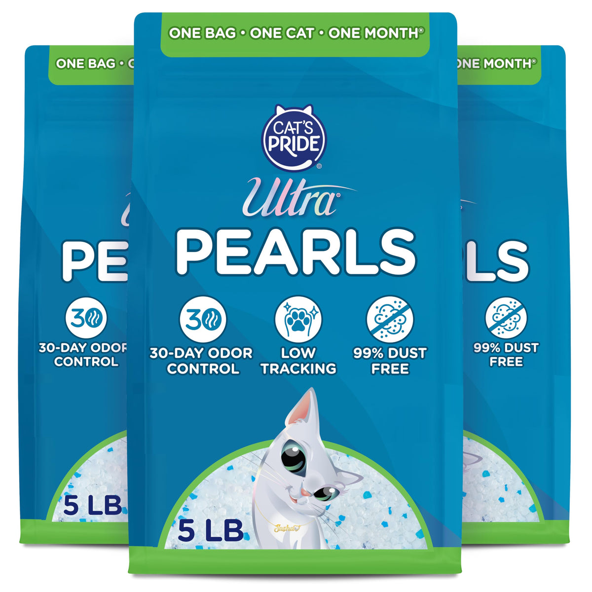 ULTRA Ultra Pearls litière sans poussière pour bac propre et frais