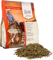 UltraCruz Cheval Peau Allergie – pellets: format pratique pour l’administration régulière.