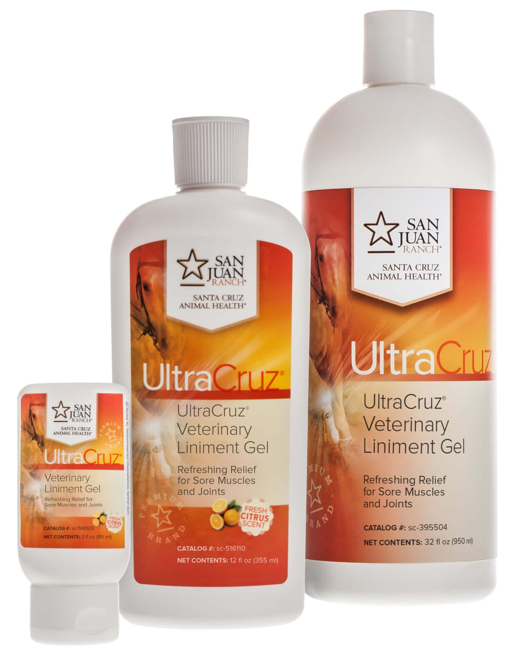 UltraCruz Liniment équin – stimulation de la circulation pour aider la récupération