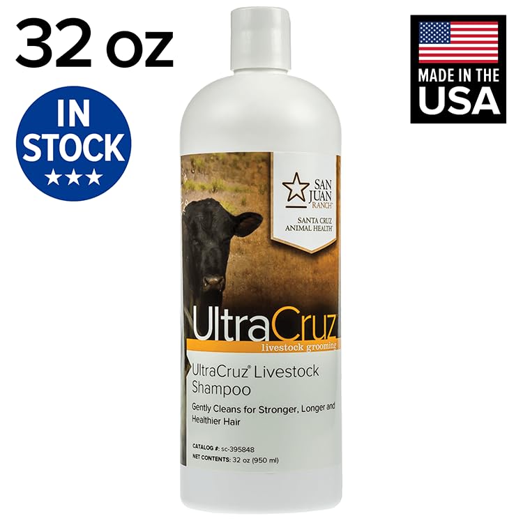 Ultracruz Shampoing pour Bétail – nettoyage doux protégeant peau et pelage