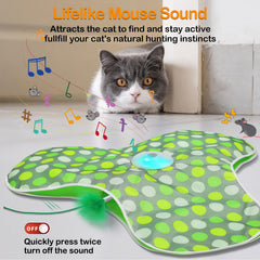 Jouet umosis plume-mouvante, mouvement dynamique pour chats actifs.