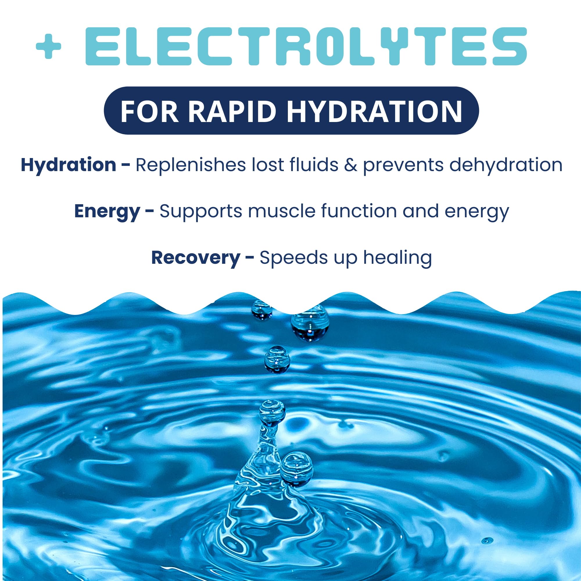 Under the Weather Bland Diet électrolytes pour favoriser l’hydratation et l’énergie.