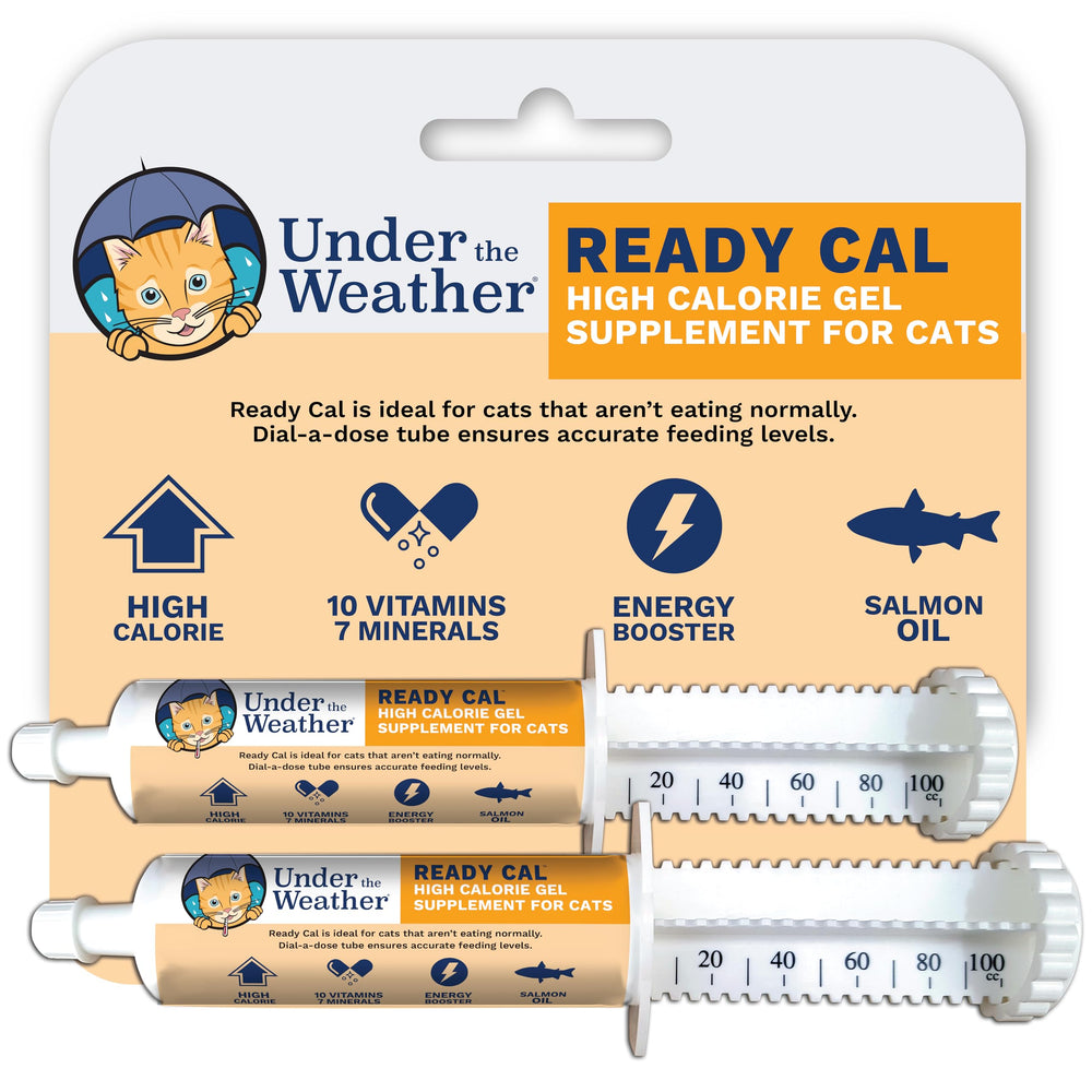 Under The Weather Ready Cal pour chat, flacon 100ml, soutien calorique potentiel